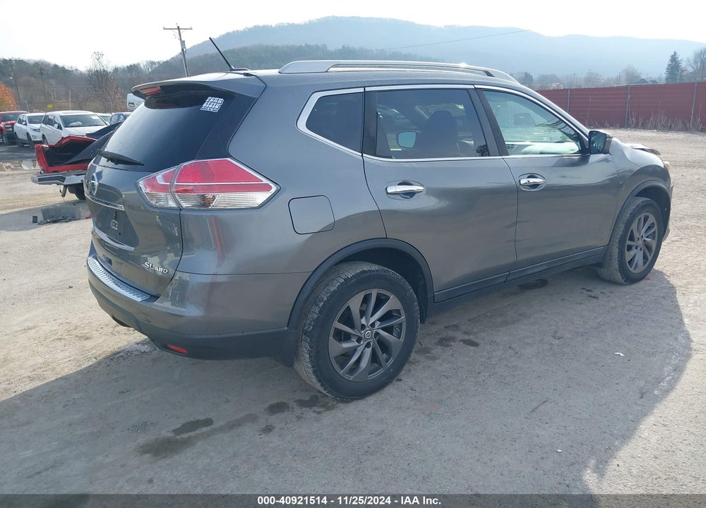 2016 NISSAN ROGUE SL VIN: 5N1AT2MV5GC758305