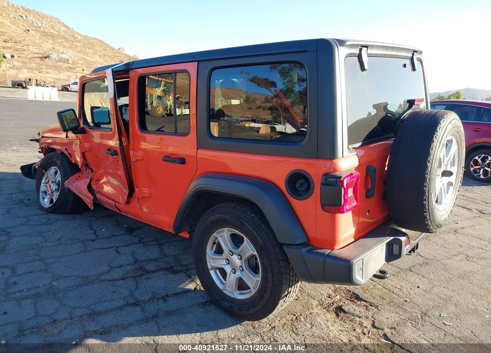2019 JEEP WRANGLER UNLIMITED SPORT S 4X4 VIN: 1C4HJXDN4KW539039