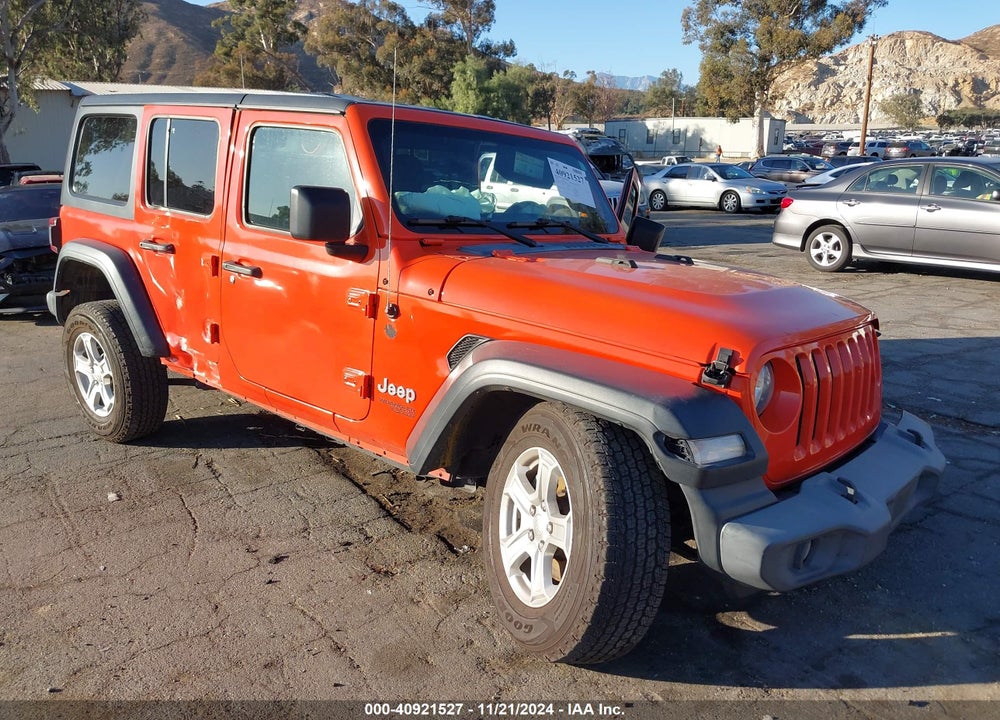 2019 JEEP WRANGLER UNLIMITED SPORT S 4X4 VIN: 1C4HJXDN4KW539039