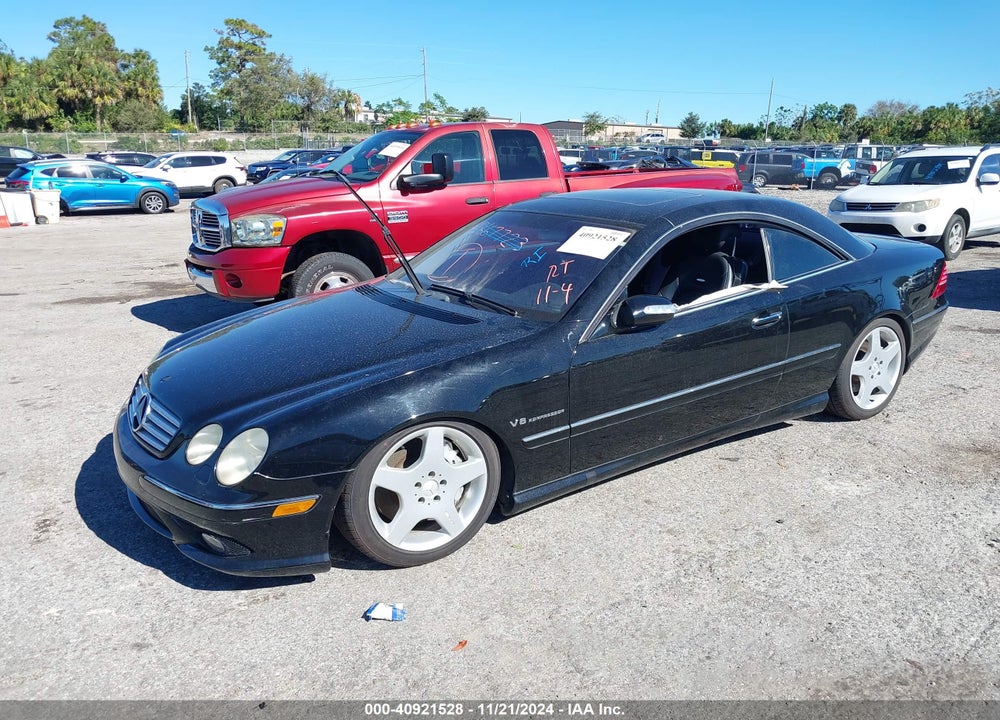 2003 MERCEDES-BENZ CL 55 AMG VIN: WDBPJ74J43A037900