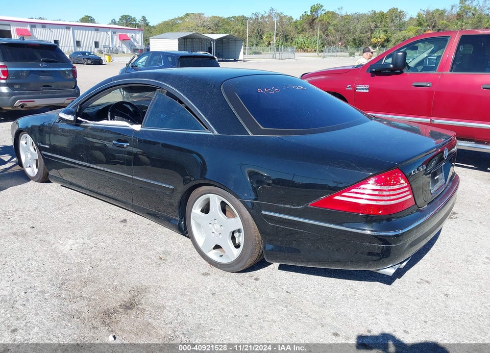 2003 MERCEDES-BENZ CL 55 AMG VIN: WDBPJ74J43A037900