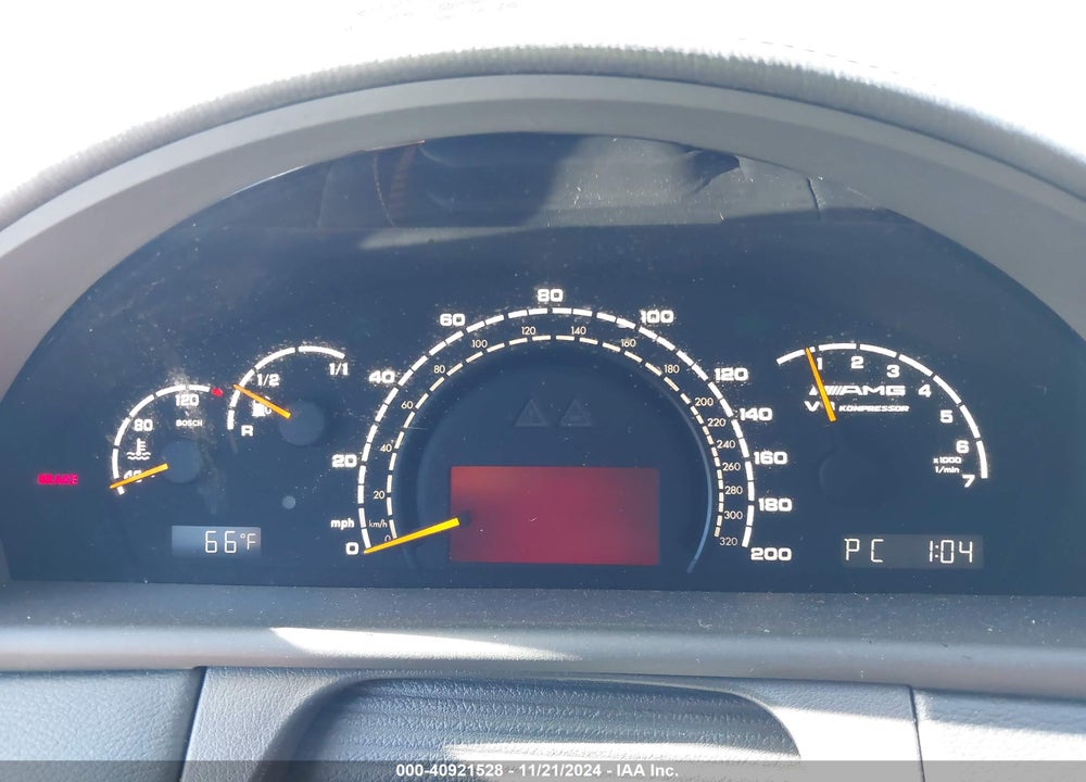 2003 MERCEDES-BENZ CL 55 AMG VIN: WDBPJ74J43A037900