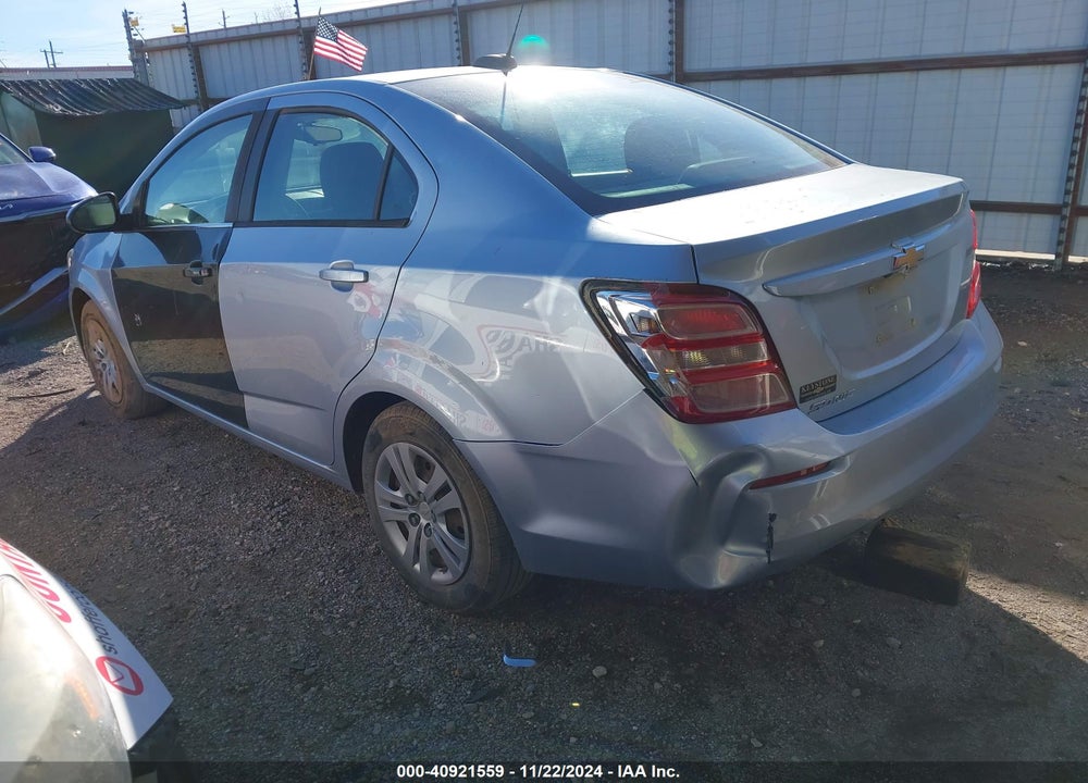 2017 CHEVROLET SONIC VIN: 1G1JB5SH9H4157795