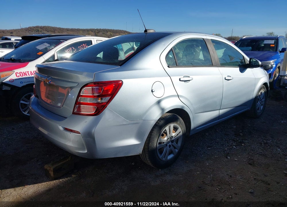 2017 CHEVROLET SONIC VIN: 1G1JB5SH9H4157795