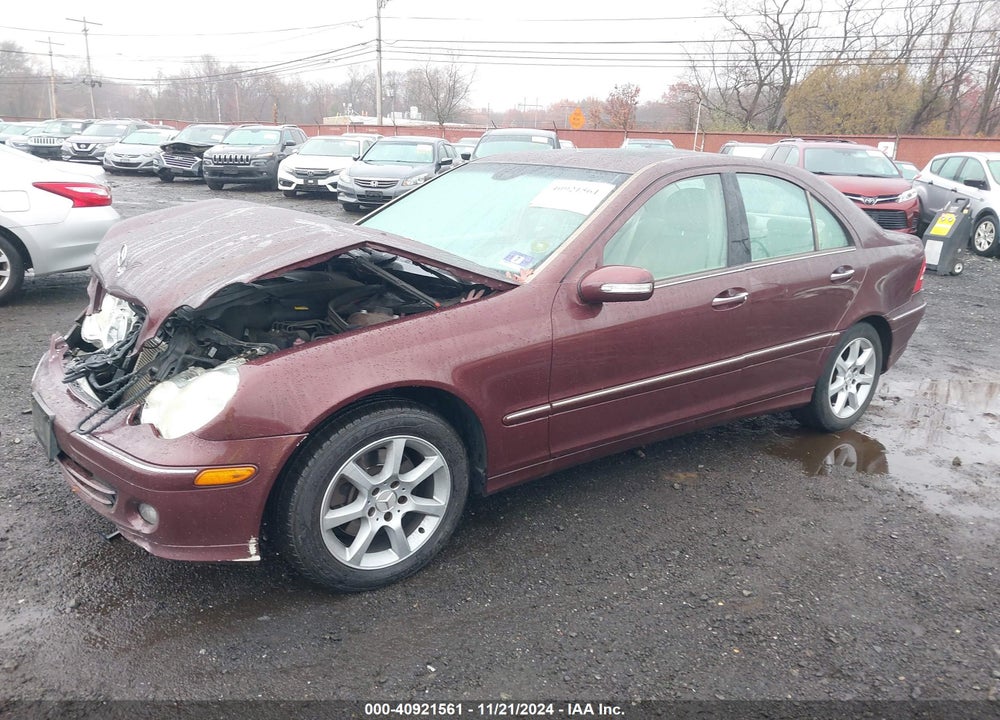 2007 MERCEDES-BENZ C 280 LUXURY 4MATIC VIN: WDBRF92H77F901322