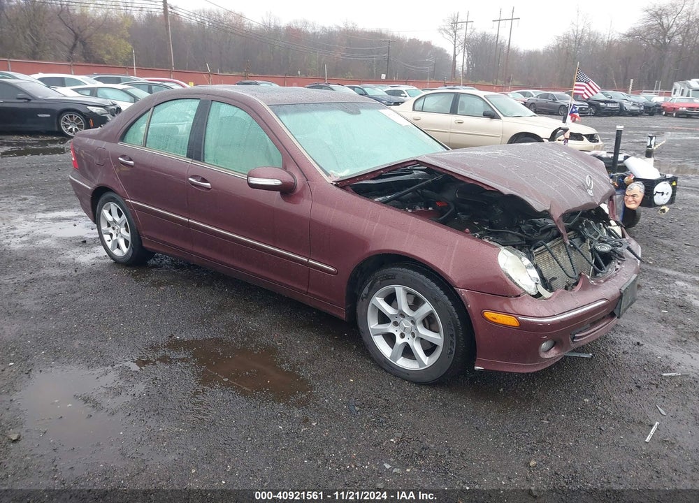 2007 MERCEDES-BENZ C 280 LUXURY 4MATIC VIN: WDBRF92H77F901322
