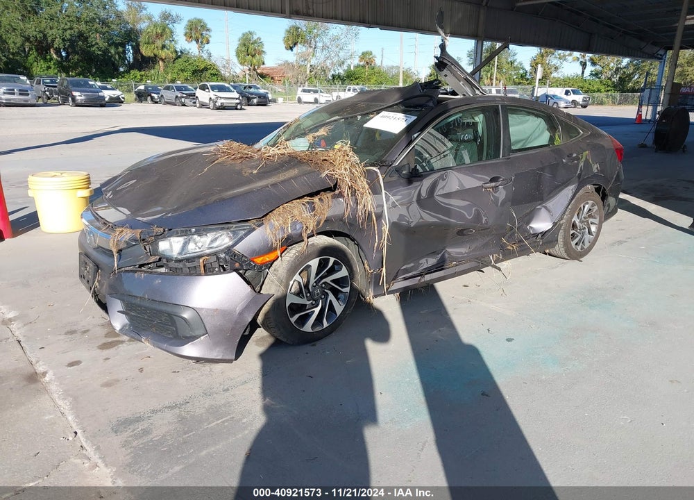 2016 HONDA CIVIC VIN: 19XFC2F76GE245971