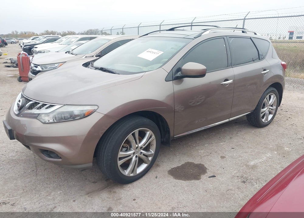 2012 NISSAN MURANO LE VIN: JN8AZ1MU4CW117096