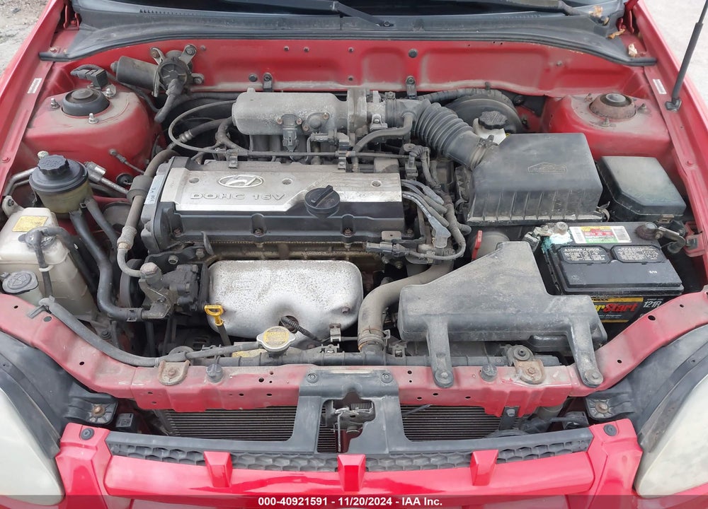 2005 HYUNDAI ACCENT GLS VIN: KMHCG45C05U601195