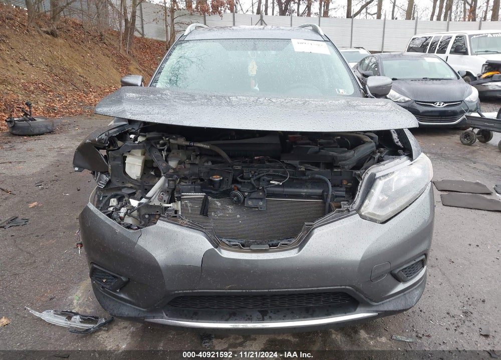 2016 NISSAN ROGUE SV VIN: 5N1AT2MV6GC826191