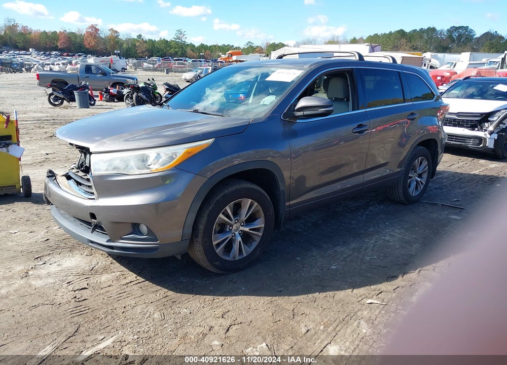 2014 TOYOTA HIGHLANDER LE PLUS/LE PLUS V6 VIN: 5TDZKRFHXES019341