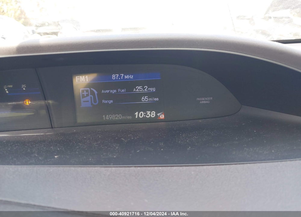 2012 HONDA CIVIC SDN VIN: 19XFB2F5XCE063945