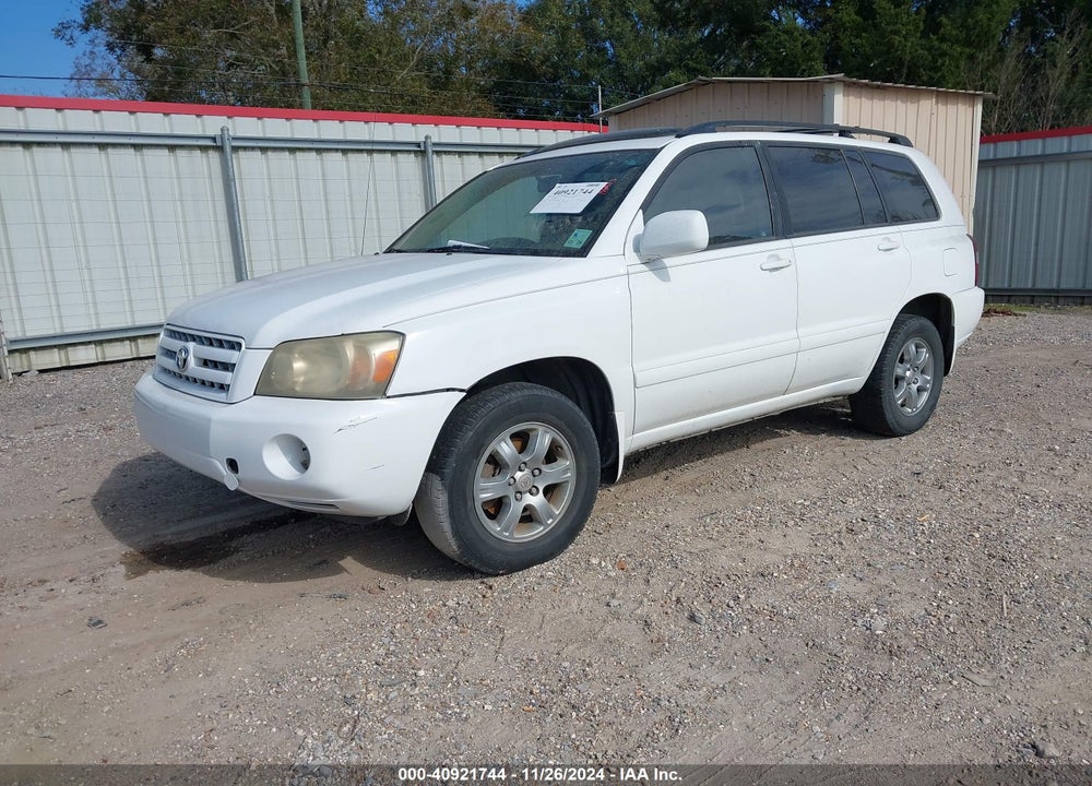 2004 TOYOTA HIGHLANDER VIN: JTEGD21A640080573