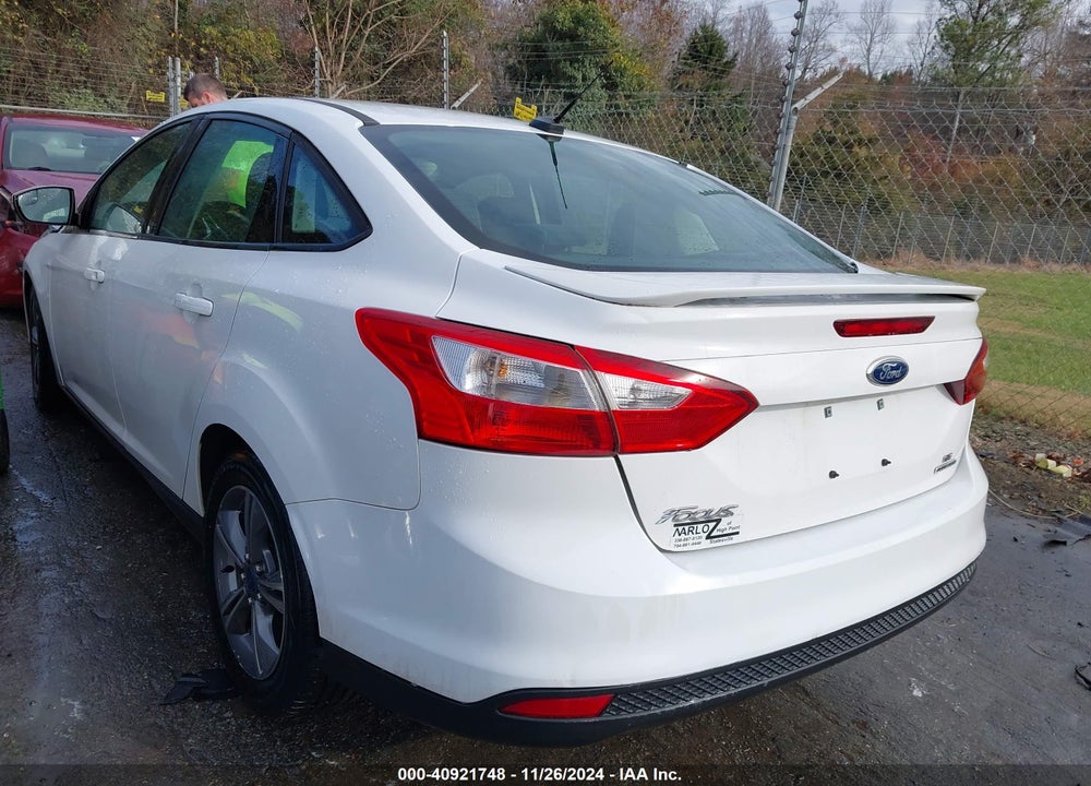 2014 FORD FOCUS SE VIN: 1FADP3F20EL396420