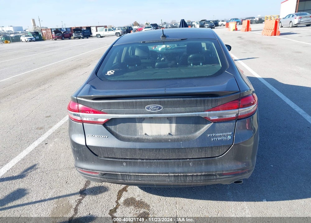 2018 FORD FUSION HYBRID TITANIUM VIN: 3FA6P0RU9JR120754