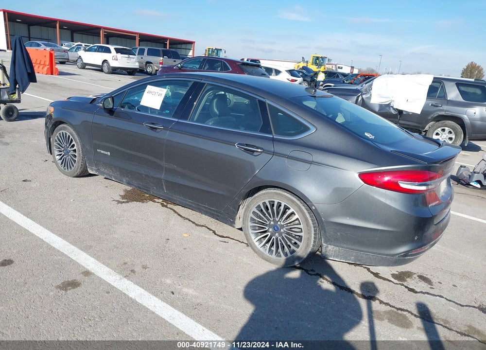 2018 FORD FUSION HYBRID TITANIUM VIN: 3FA6P0RU9JR120754