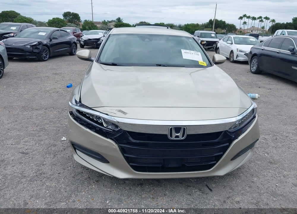 2018 HONDA ACCORD LX VIN: 1HGCV1F16JA025020