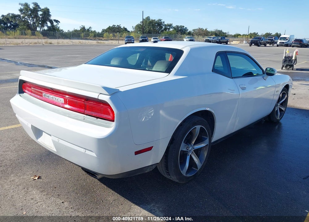 2014 DODGE CHALLENGER R/T 100TH ANNIVERSARY APPEARANCE GROUP VIN: 2C3CDYBT1EH274094