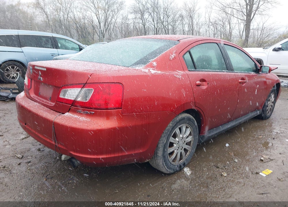 2010 MITSUBISHI GALANT FE VIN: 4A32B2FFXAE008781