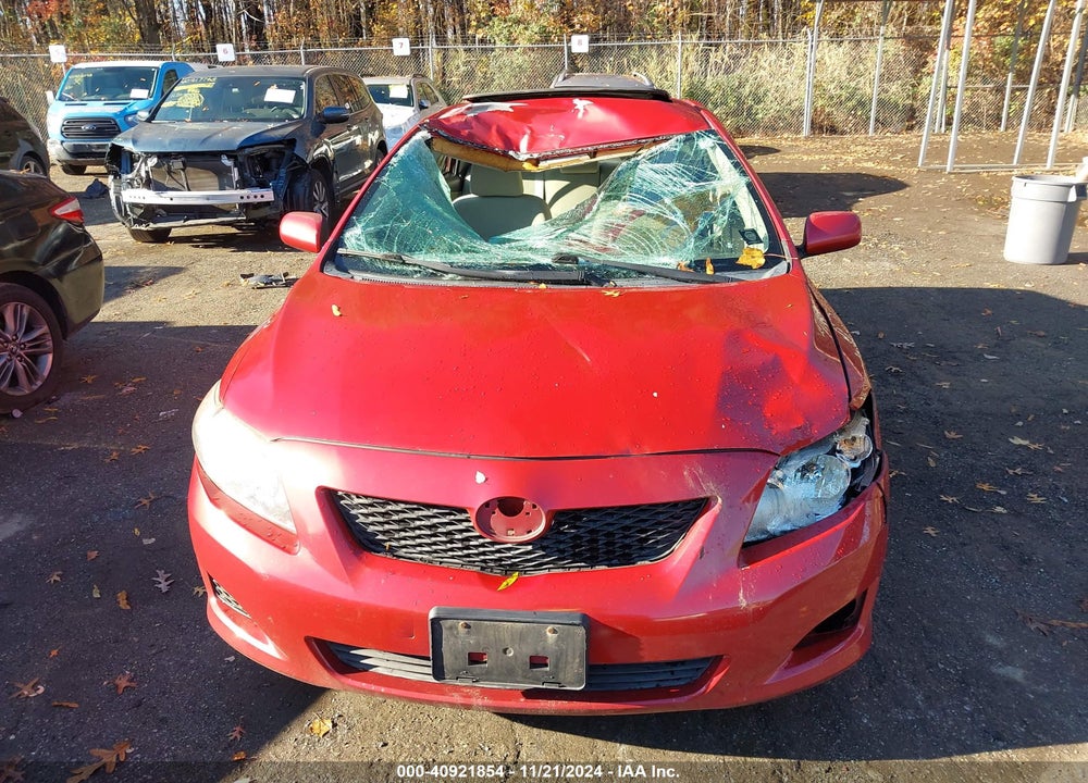 2010 TOYOTA COROLLA LE VIN: 2T1BU4EE5AC393137
