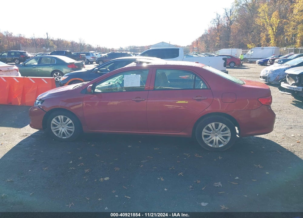 2010 TOYOTA COROLLA LE VIN: 2T1BU4EE5AC393137