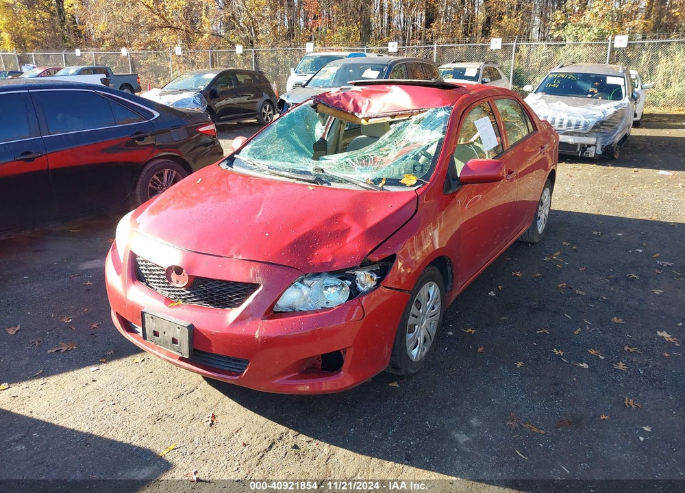 2010 TOYOTA COROLLA LE VIN: 2T1BU4EE5AC393137