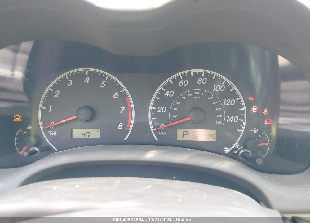2010 TOYOTA COROLLA LE VIN: 2T1BU4EE5AC393137