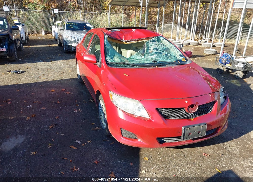 2010 TOYOTA COROLLA LE VIN: 2T1BU4EE5AC393137