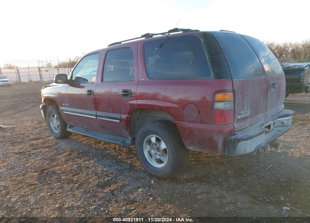 2001 CHEVROLET TAHOE LS VIN: 1GNEK13T01J257223