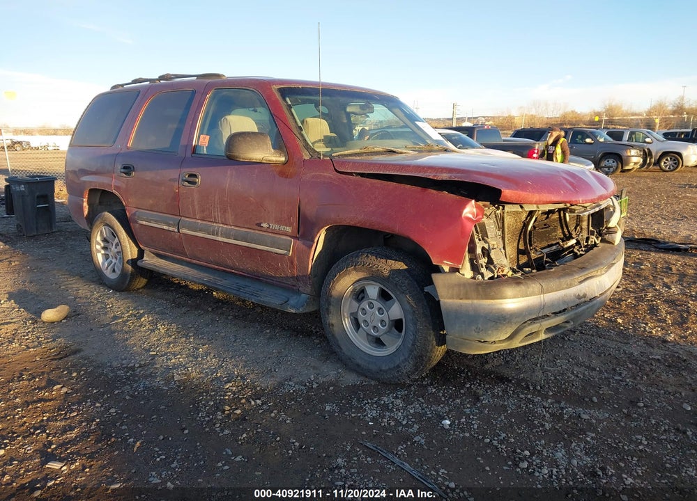 2001 CHEVROLET TAHOE LS VIN: 1GNEK13T01J257223