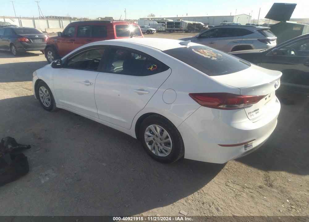 2017 HYUNDAI ELANTRA SE VIN: 5NPD74LF9HH204704