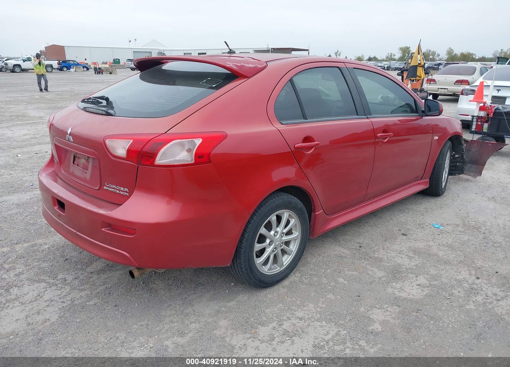 2012 MITSUBISHI LANCER SPORTBACK ES VIN: JA32X2HU3CU013179