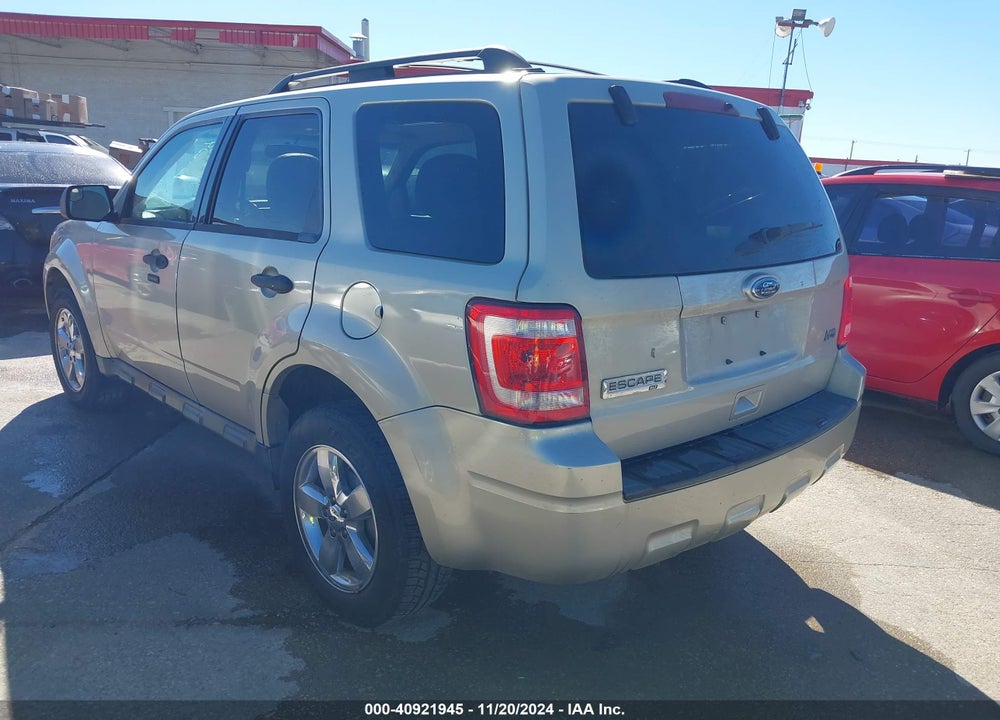 2011 FORD ESCAPE XLT VIN: 1FMCU0DG7BKB59254