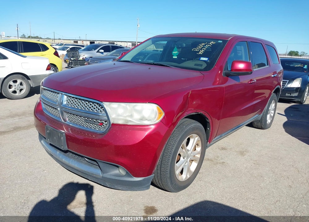 2013 DODGE DURANGO SXT VIN: 1C4RDHAG1DC584466