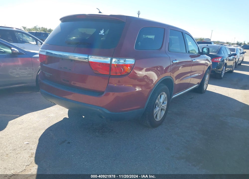 2013 DODGE DURANGO SXT VIN: 1C4RDHAG1DC584466