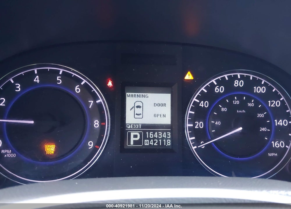 2013 INFINITI G37X VIN: JN1CV6AR7DM750270
