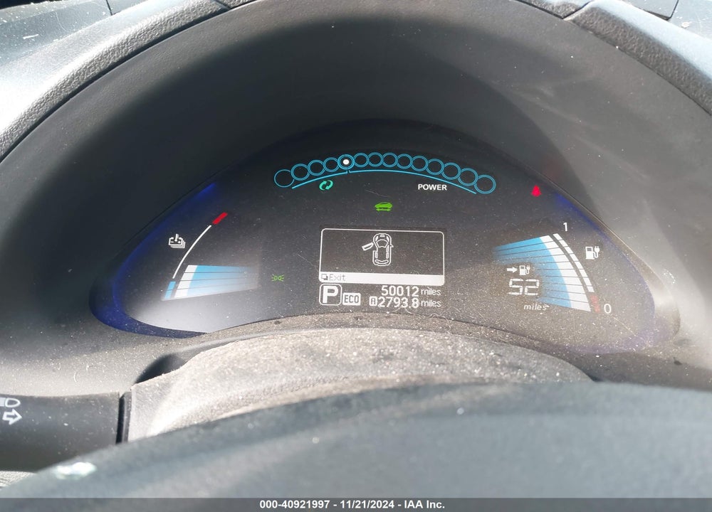 2013 NISSAN LEAF SL VIN: 1N4AZ0CP0DC424095