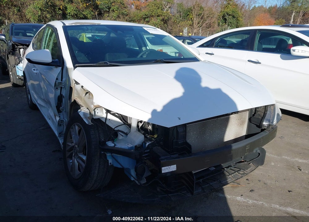 2019 HYUNDAI ELANTRA SEL VIN: 5NPD84LF8KH491781