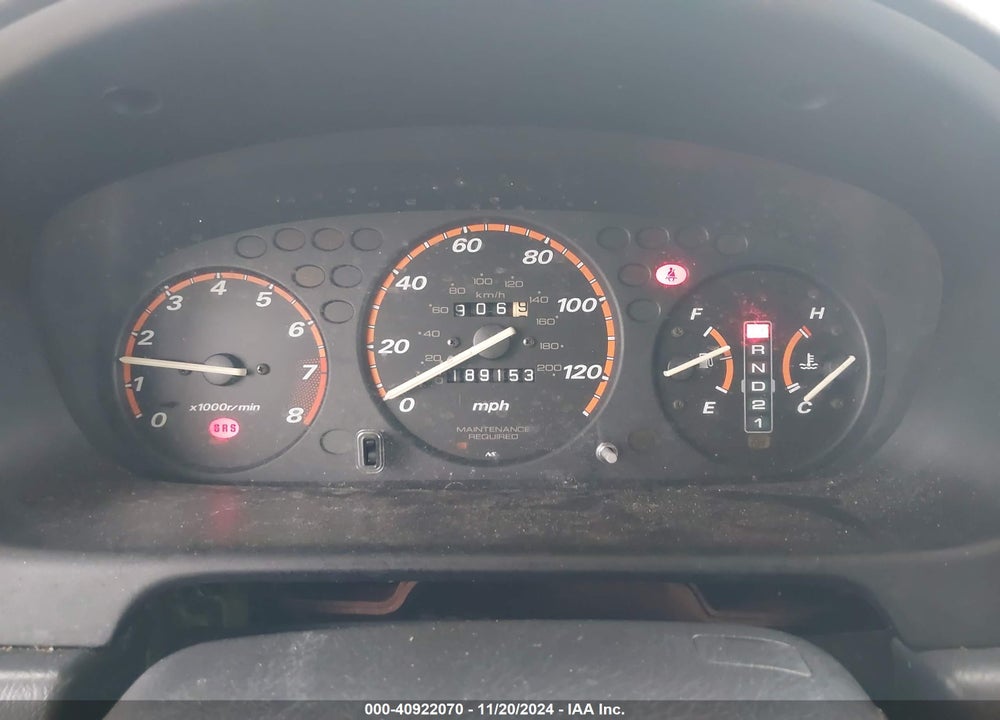 2000 HONDA CR-V SPECIAL EDITION VIN: JHLRD1876YC037067