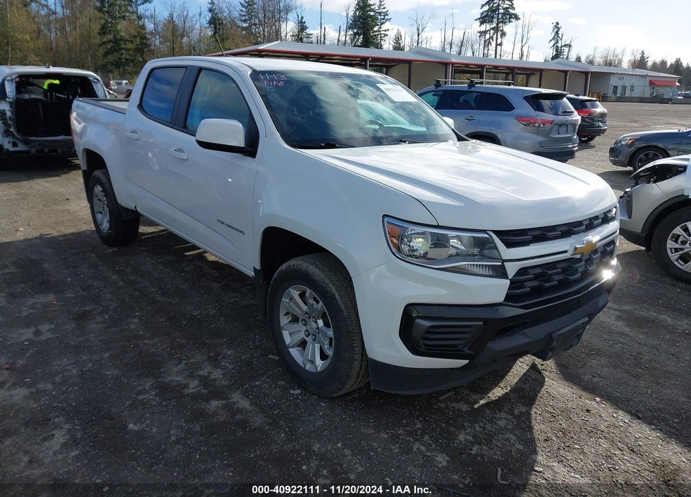 2021 CHEVROLET COLORADO 4WD  LONG BOX LT/4WD  SHORT BOX LT VIN: 1GCGTCEN3M1222205