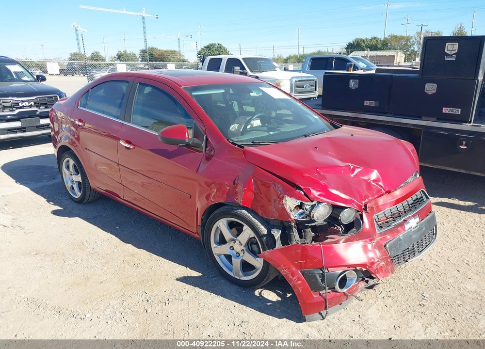 2013 CHEVROLET SONIC LTZ AUTO VIN: 1G1JE5SBXD4155518