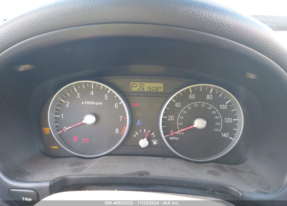 2008 HYUNDAI ACCENT GS VIN: KMHCM36C08U080372