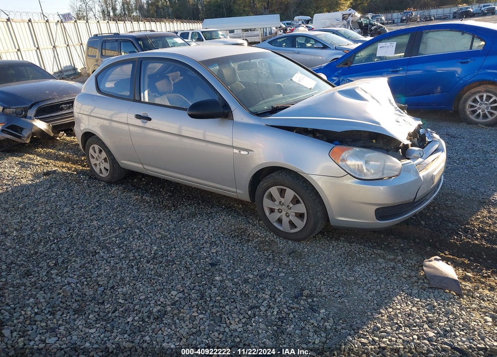 2008 HYUNDAI ACCENT GS VIN: KMHCM36C08U080372