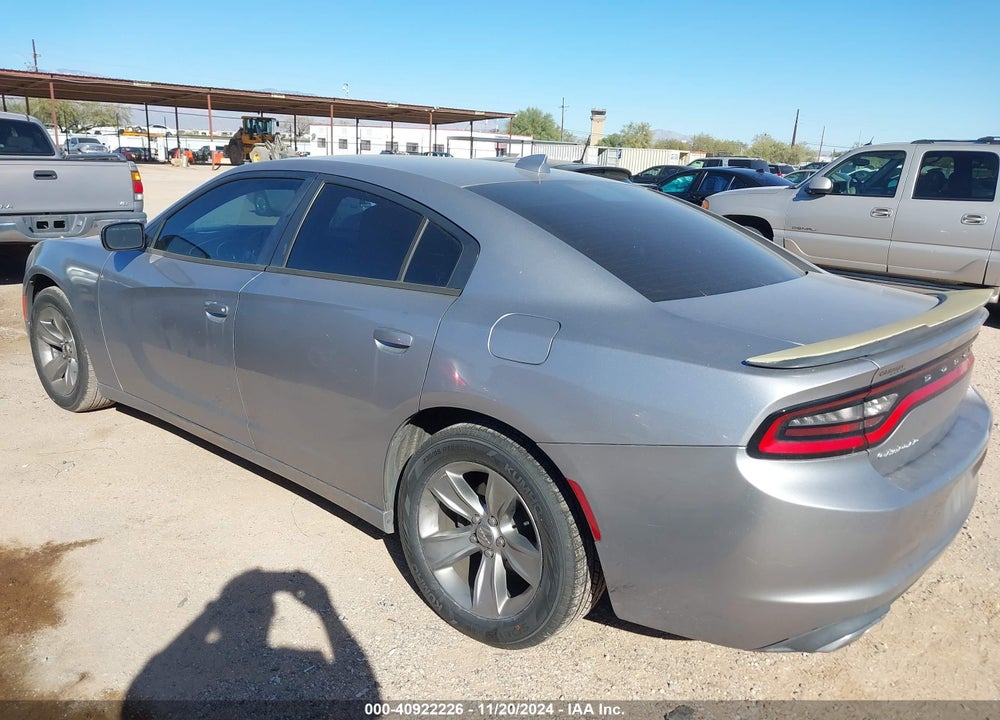 2015 DODGE CHARGER SXT VIN: 2C3CDXHG9FH789639