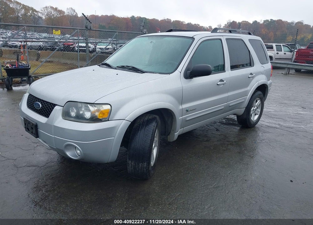 2007 FORD ESCAPE HYBRID VIN: 1FMCU49H27KA61877