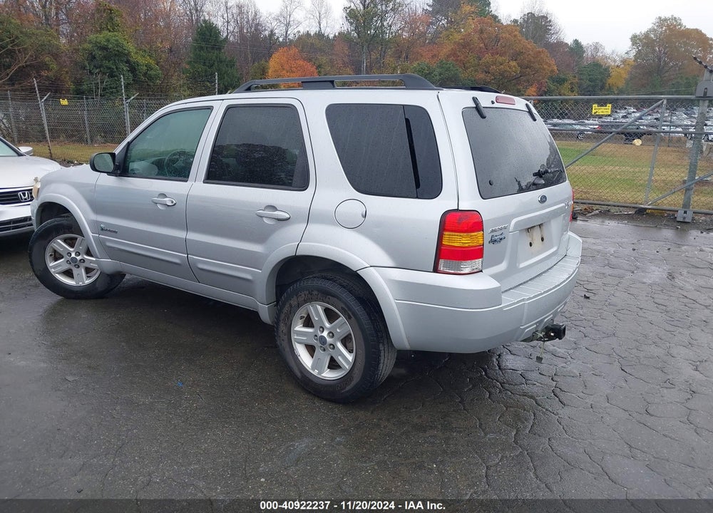 2007 FORD ESCAPE HYBRID VIN: 1FMCU49H27KA61877