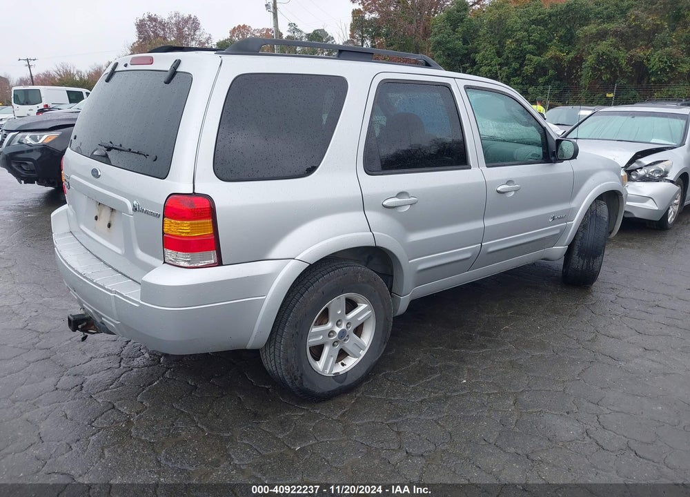 2007 FORD ESCAPE HYBRID VIN: 1FMCU49H27KA61877