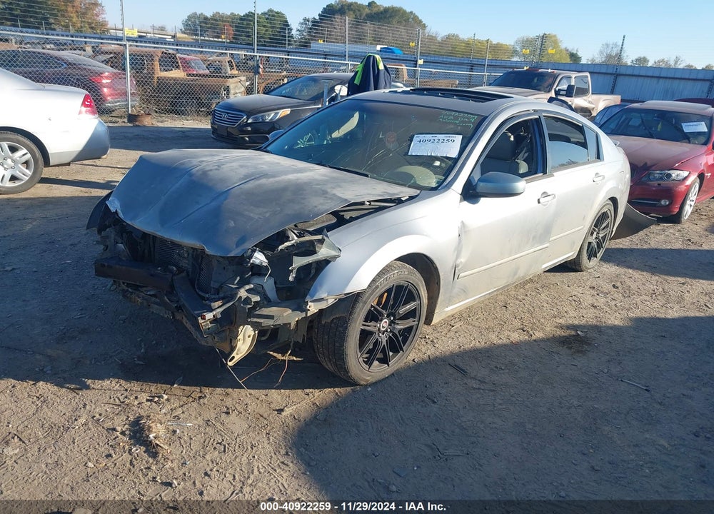 2008 NISSAN MAXIMA 3.5 SE VIN: 1N4BA41E58C829413
