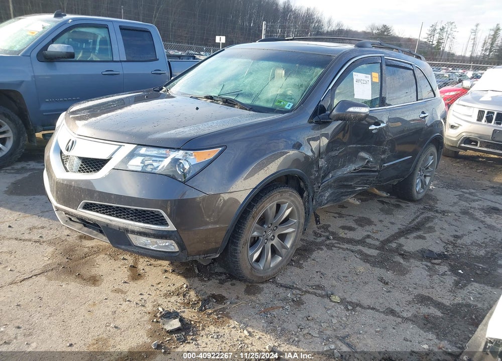 2011 ACURA MDX ADVANCE PACKAGE VIN: 2HNYD2H58BH550655
