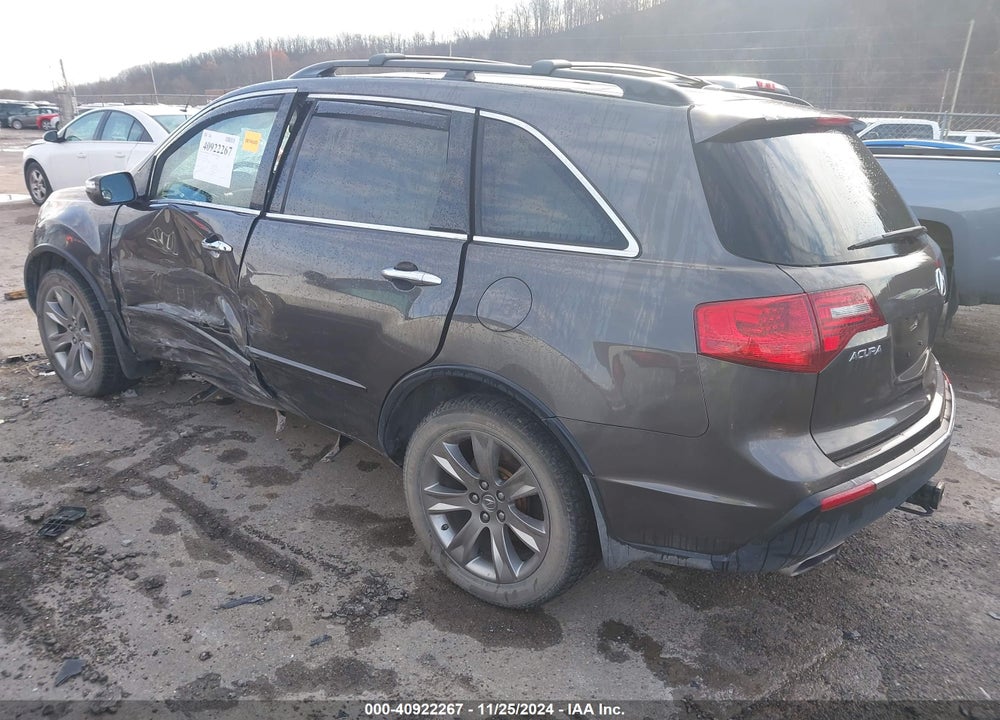 2011 ACURA MDX ADVANCE PACKAGE VIN: 2HNYD2H58BH550655